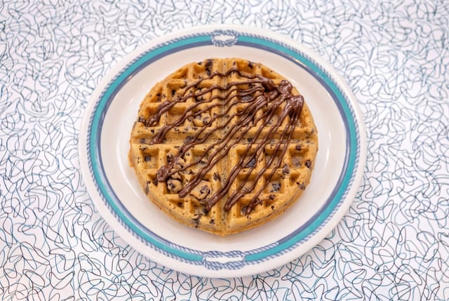 Cookie Dough Waffle.