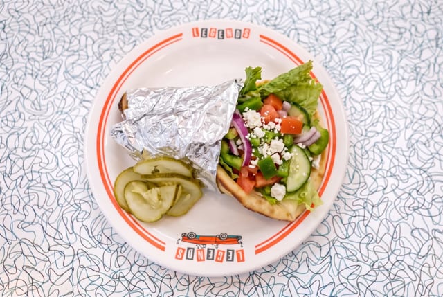 Vegetarian Wrap.