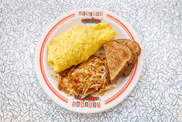 Corned Beef Omelette.