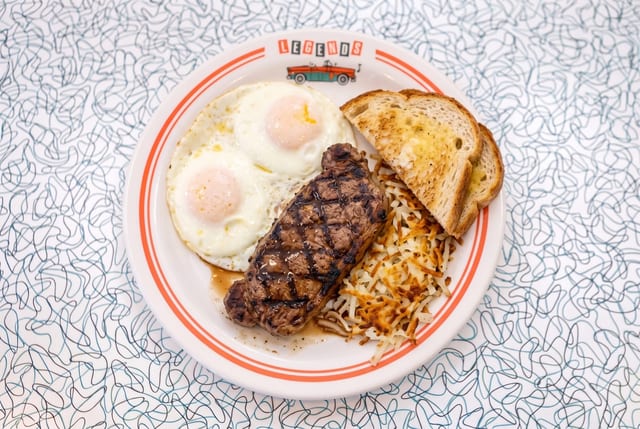 Steak & Eggs.