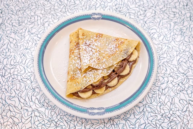 Banana Nutella Crêpe.