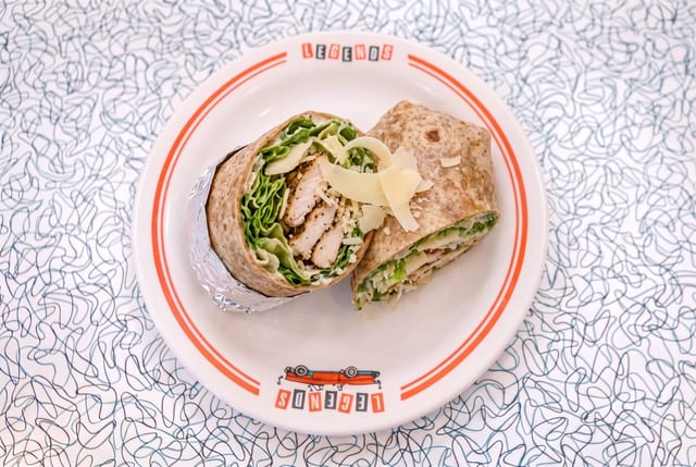 Caesar Wrap Chicken.