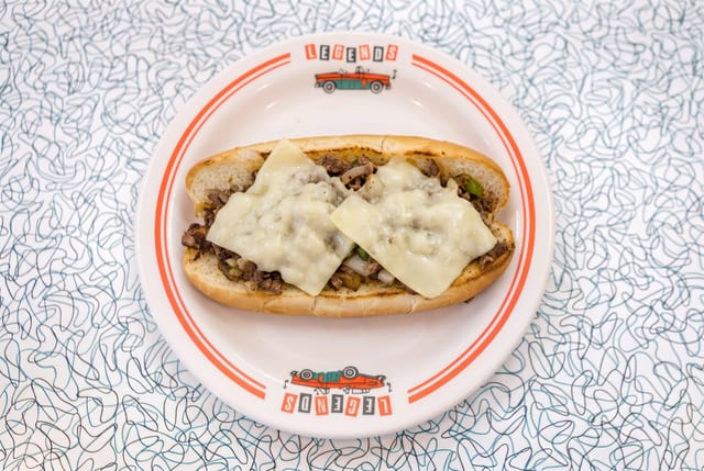 Philly Cheesesteak Sandwich.