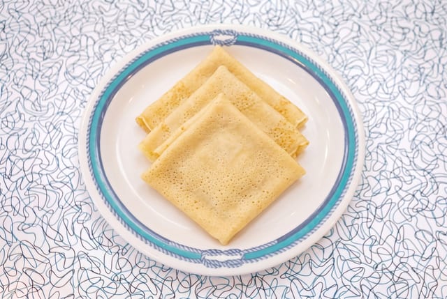 Crêpes.