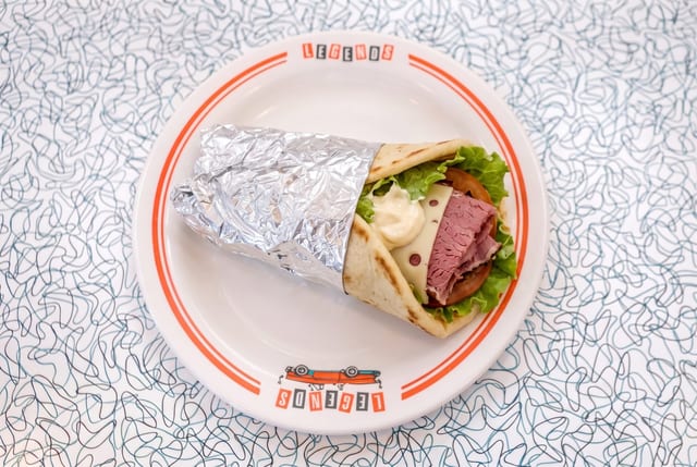 Corned Beef Wrap.