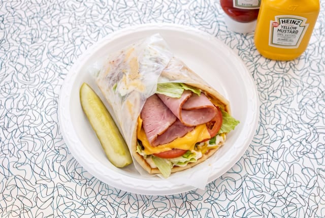 Ham & Cheese Pita.