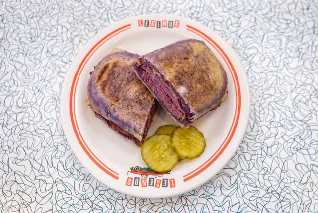 Corned Beef Deli Sandwich.